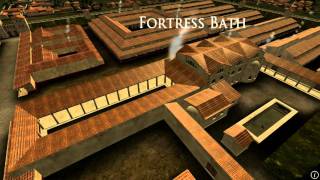 Animation of ancient Roman Fort in Caerleon Wales [upl. by Yasui]