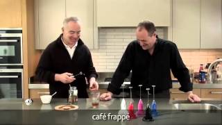 How to make a frappé coffee using an aerolatte milk frother [upl. by Silma562]