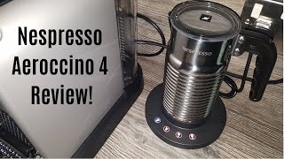 Nespresso Aeroccino 4 Milk Frother Review  Worth upgrading from the Aeroccino 3 [upl. by Elayne]