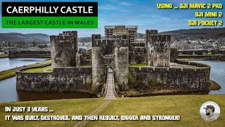 Caerphilly Castle  The Largest in Wales 2nd in Britain [upl. by Hanimay513]