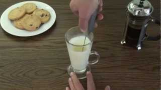 Aerolatte  The Original Steam Free Milk Frother [upl. by Ahsenre]