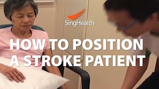 How To Position A Stroke Patient [upl. by Lacey]