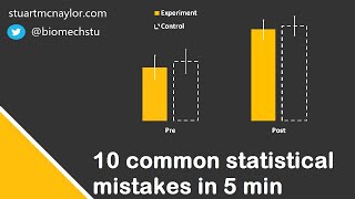 Ten Statistical Mistakes in 5 Min [upl. by Ericka]