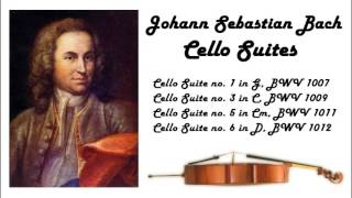 Johann Sebastian Bach  Cello suites in 432 Hz great for reading or studying [upl. by Adiahs]