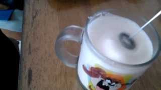 Aerolatte Review Frothing Cold Milk In Under 1 Minute [upl. by Cleodel414]